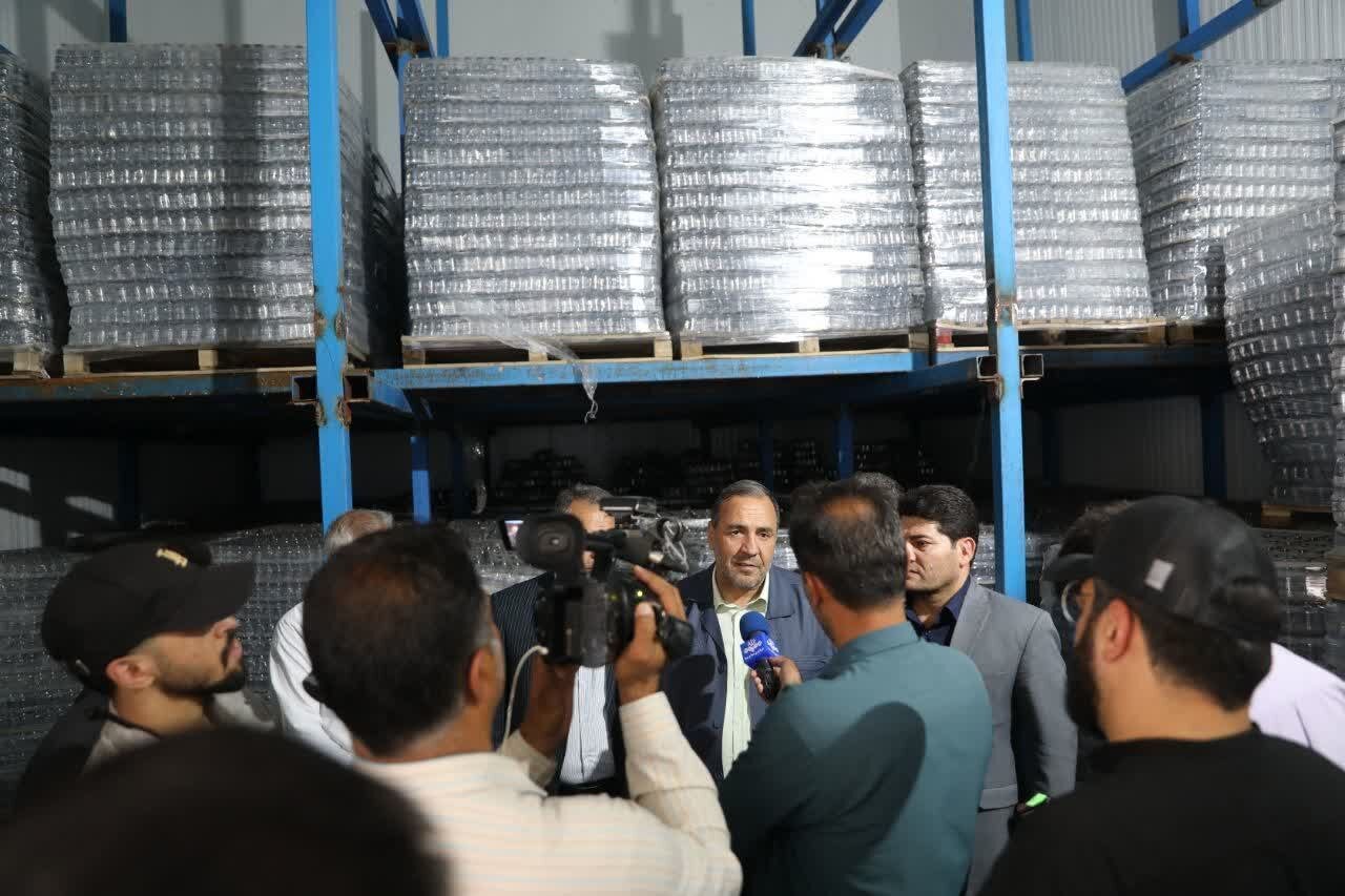 ۱۷ میلیون بطری آب برای اربعین در ایلام ذخیره‌سازی شد