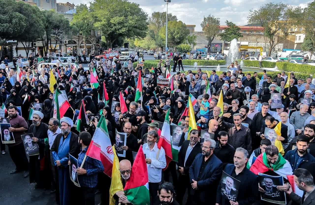 VIDEO: Rally held in Tabriz to condemn Haniyeh assassination