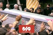 لحظات وداع مردم با پیکر شهید اسماعیل هنیه در تهران