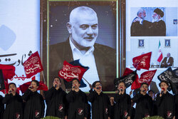 Commemoration ceremony of Martyr Haniyeh held in Azadi Sq.