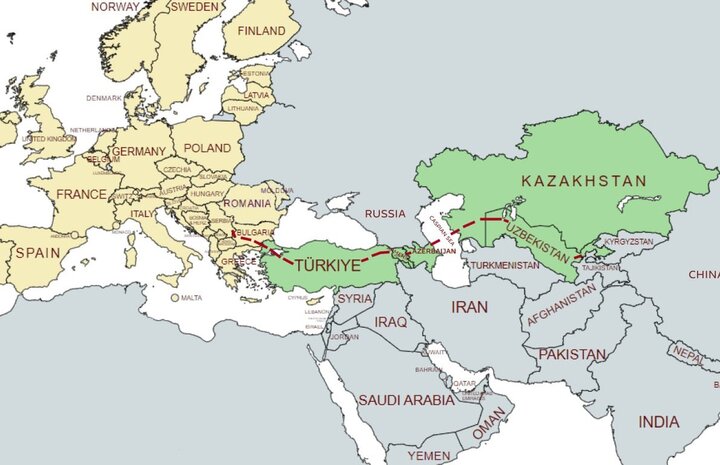 US push for new corridor from Central Asia to Europe