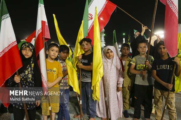 اجتماع منتظران منتقم در مسجد مقدس جمکران