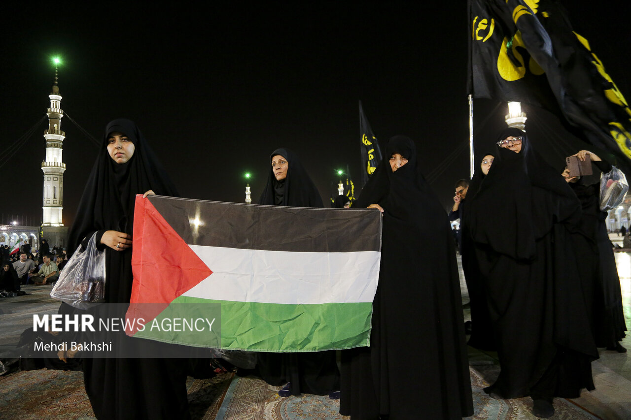 اجتماع منتظران منتقم در مسجد مقدس جمکران