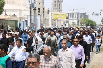 مردم بندرعباس ترور «شهید هنیه» را محکوم کردند