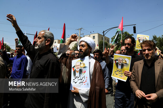 راهپیمایی «جمعه خشم» در شهرکرد