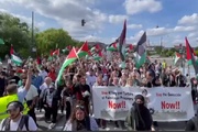 چھے یورپی ممالک میں فلسطین کے حق میں مظاہرے