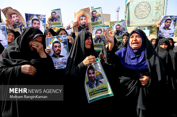 Funeral for Iranian military advisor martyred in Lebanon