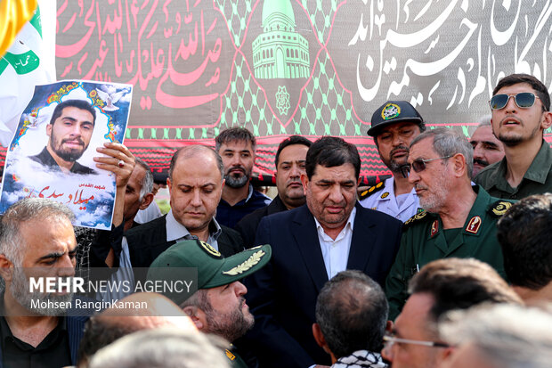 Funeral for Iranian military advisor martyred in Lebanon