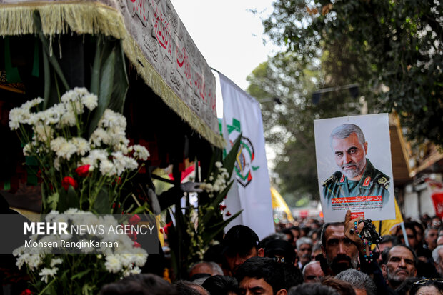 Funeral for Iranian military advisor martyred in Lebanon