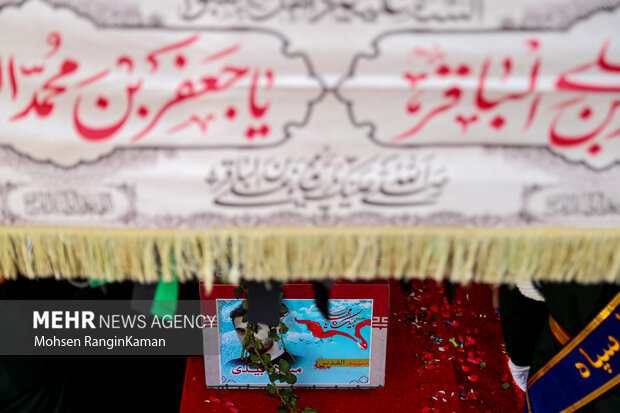 Funeral for Iranian military advisor martyred in Lebanon