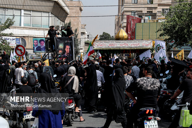 Funeral for Iranian military advisor martyred in Lebanon