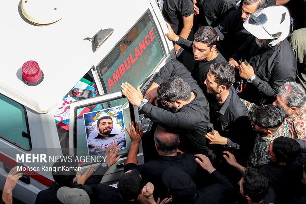 Funeral for Iranian military advisor martyred in Lebanon