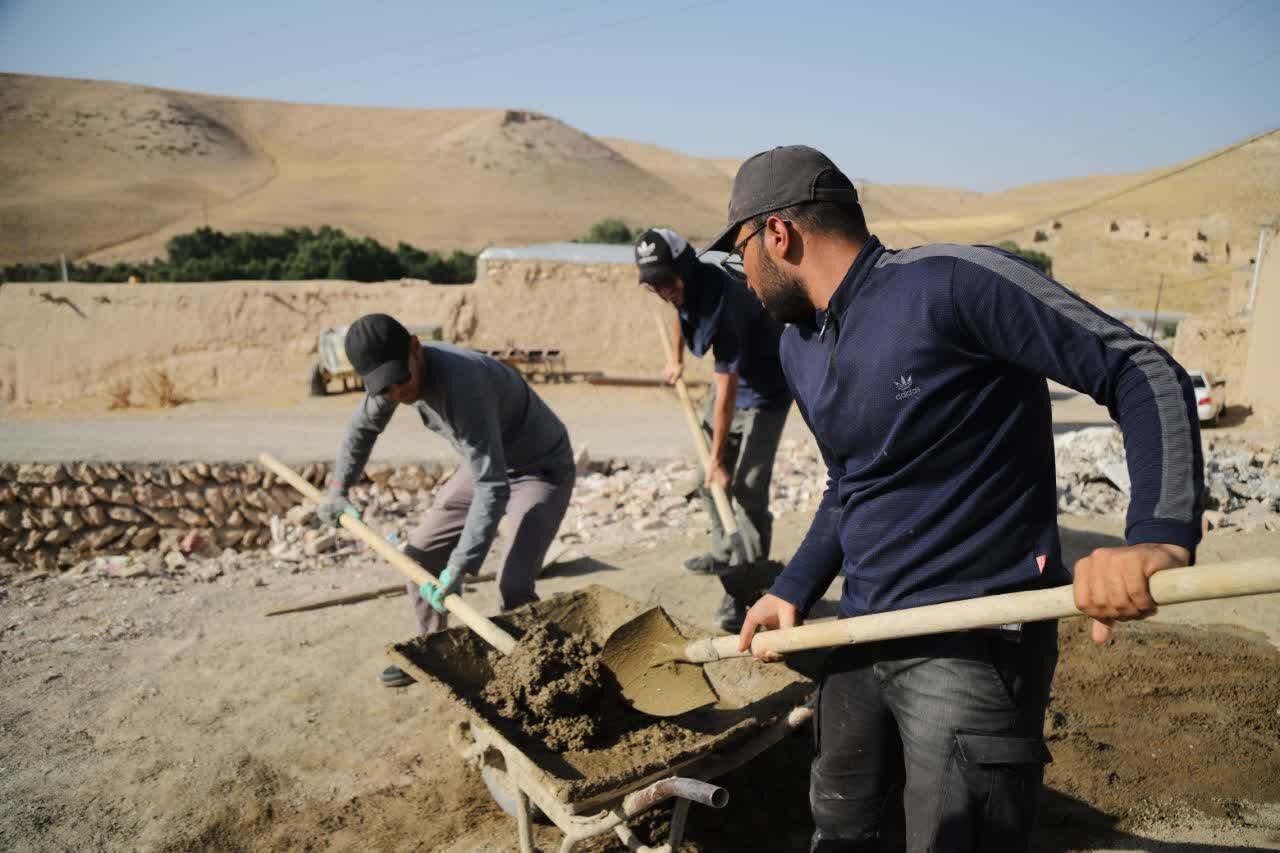 اردوی گروه جهادی شهید حمید هاشمی در روستای قهورد علیا