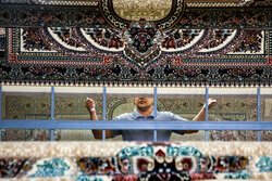 Machine-made carpet factory in Khorasan Razavi province