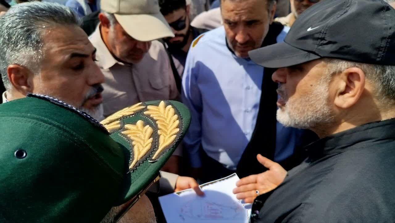 بازدید وزیر کشور از زیر ساخت های پایانه مرزی زرباطیه عراق