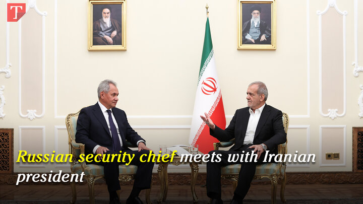 Russian security chief meets with Iranian president in Tehran