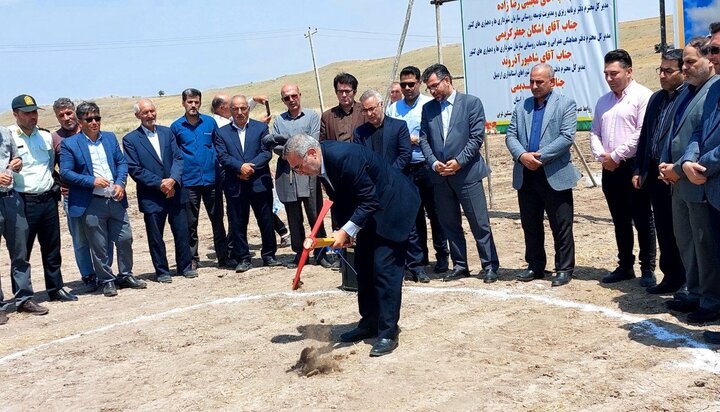 اولین نیروگاه‌گازی سی.اچ.پی در مشگین‌شهر  کلنگ‌زنی شد