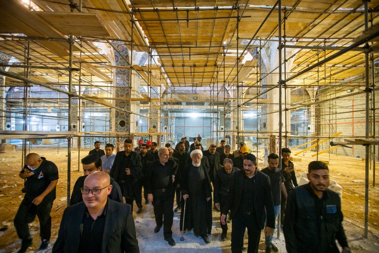 آمادهسازی سازه جدید تل زینبیه برای میزبانی از زائران اربعین