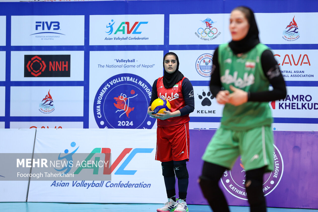 Netball Iran Iran women's national team training before match with Nepal - Mehr News ...
