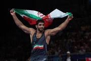 Saravi wins Iran's first gold medal in Paris Olympics