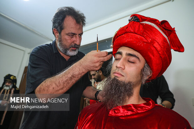 کاروان نمادین ورود اسرای کربلا به شام در یزد