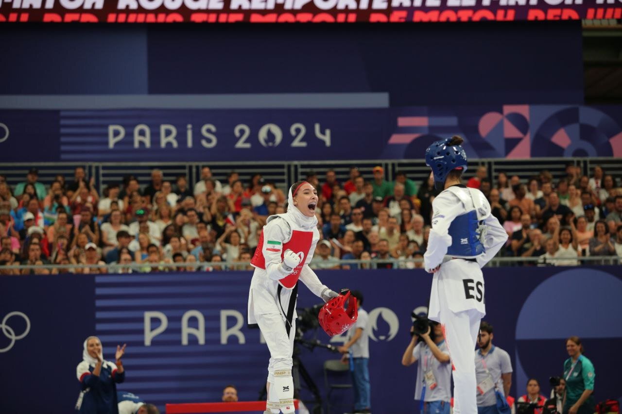 Young female taekwondoka wins 2nd bronze for Iran in Olympics