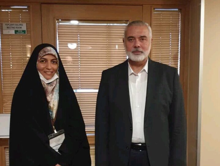 روایت بانوی فعال بینالمللی از دیدار با شهید اسماعیل هنیه روایت بانوی فعال بینالمللی از دیدار با شهید اسماعیل هنیه