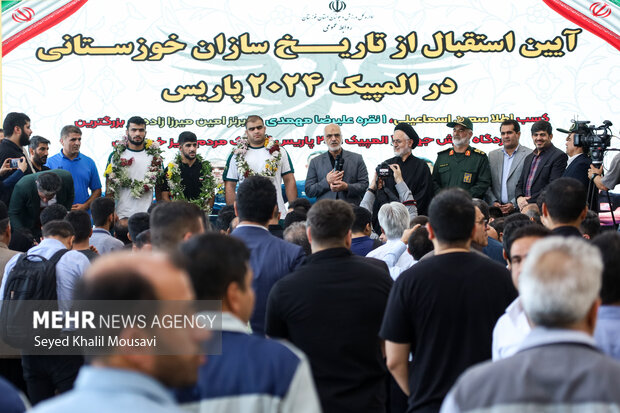 استقبال از مدالآوران خوزستانی المپیک پاریس