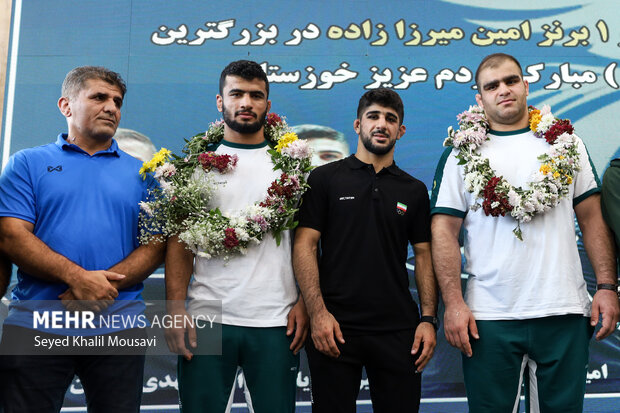 استقبال از مدالآوران خوزستانی المپیک پاریس
