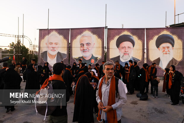 تردد زائران اربعین حسینی از مرز چذابه