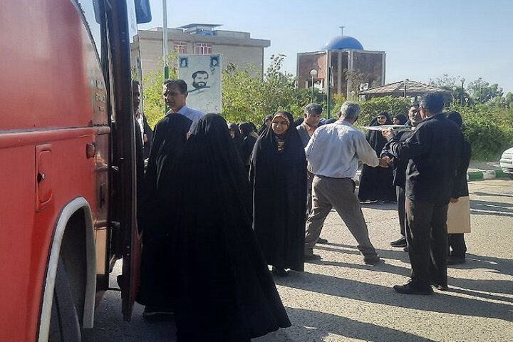 اعزام کاروان ۶ هزار نفره اربعین از اسلامشهر به سوی کربلای معلی