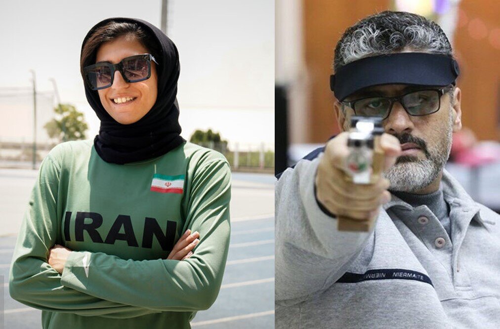 Iran flag-bearers in 2024 Paralympics