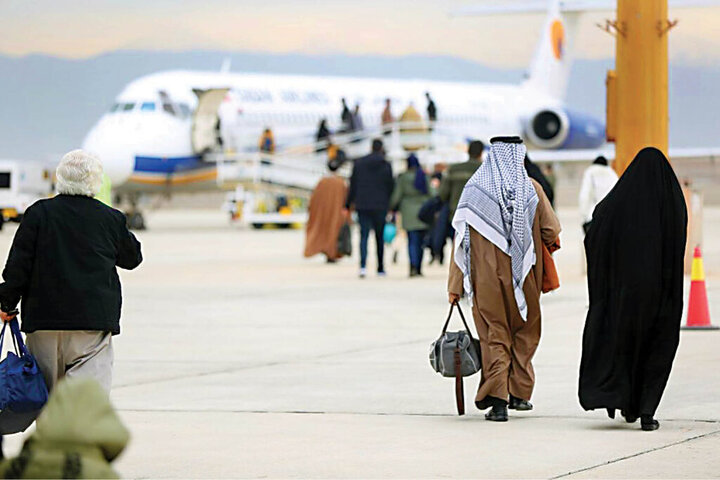 انجام 4216 پرواز و جابهجایی 537 هزار مسافر در عملیات اربعین 1403