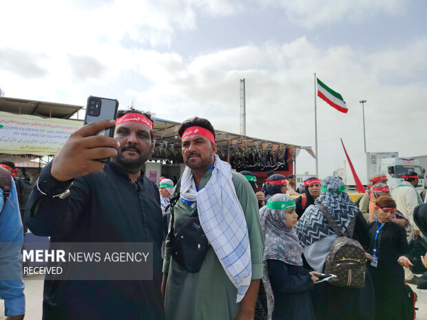 مرز ریمدان پذیرای زائران اربعین حسینی