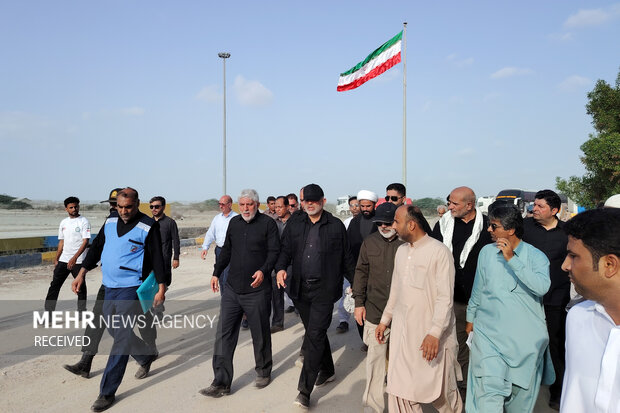 مرز ریمدان پذیرای زائران اربعین حسینی