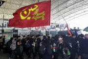 فیلمی از ازدحام جمعیت زوار اربعین حسینی در مرز مهران