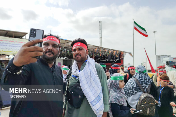 تردد زائران غیر ایرانی اربعین از پایانه مرزی ریمدان