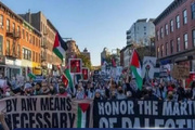 تظاهرات حمایت از فلسطین در لس‌آنجلس آمریکا+ فیلم