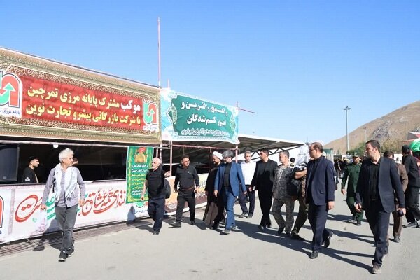 عبور زائران در مرز تمرچین بدون معطلی انجام می گیرد