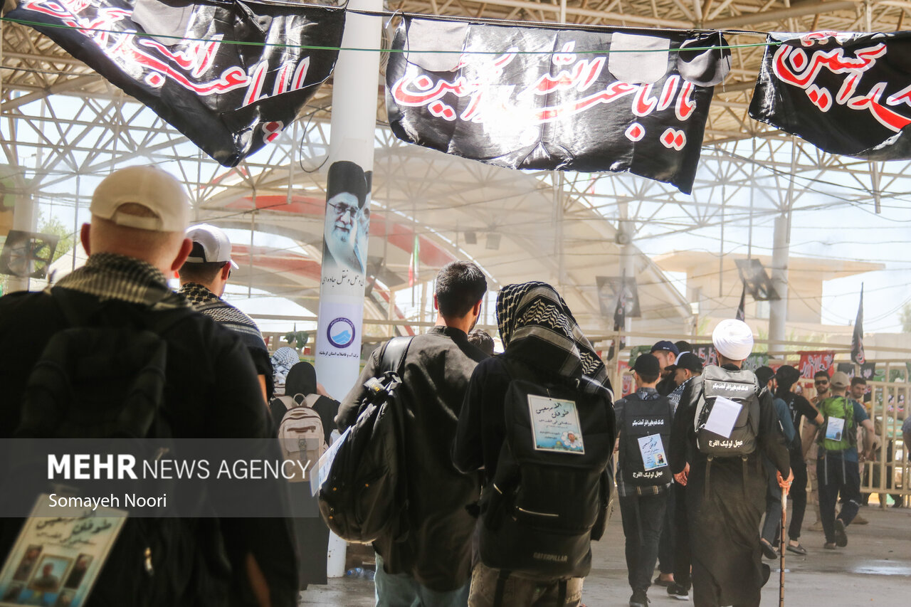 Mawkib Structures Mehr News Agency - Iranian Mawkib serving Arbaeen pilgrims