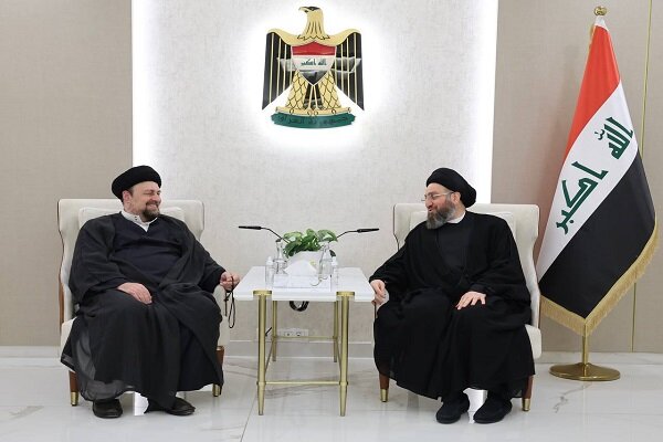 Iraq's Hakim meets grandson of Imam Khomeini in Baghdad