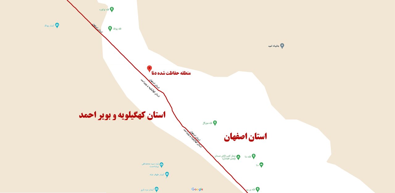 هیچ مرزی درواگذاری مدیریت بخشی ازمنطقه دنابه اصفهان جابجانشده است