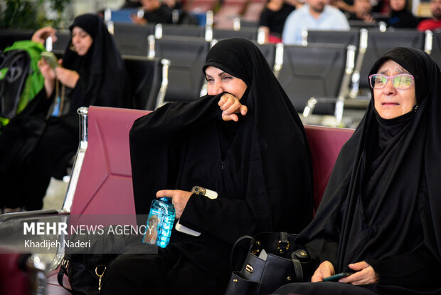 Arbaeen Pilgrims at Isfahan airport