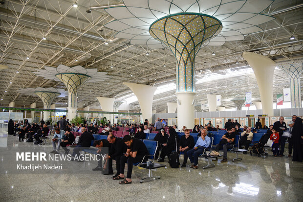 Arbaeen Pilgrims at Isfahan airport