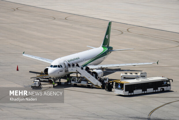 Arbaeen Pilgrims at Isfahan airport