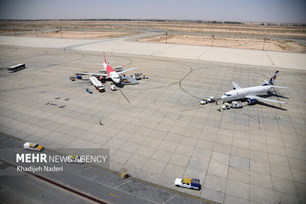 Arbaeen Pilgrims at Isfahan airport