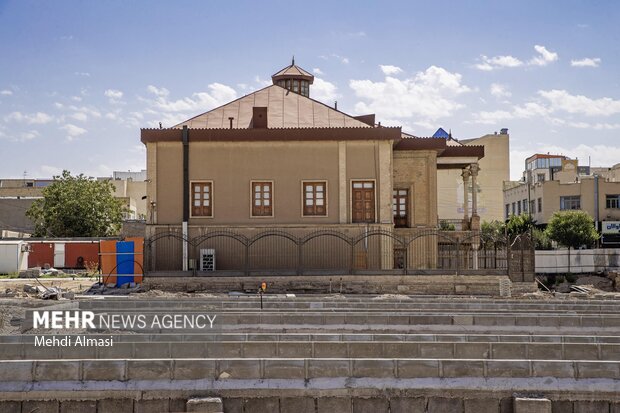 مرمت محوطه تاریخی سبزه میدان زنجان