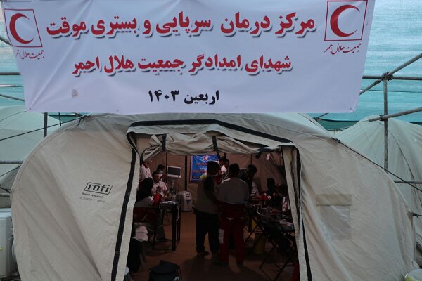 ارائه خدمات به 50 هزار زائر اربعین در مرز مهران