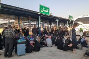 آخرین وضعیت جابجایی زوار اربعین از مرز مهران به شهرهای مختلف کشور