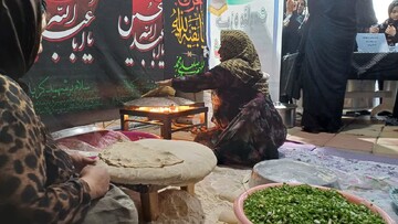 هونەری خانمانی کورد لە خێوەتی ئەربەعین دیارە/پێشوازی زیارەتکاران لە خواردنە کوردییەکان